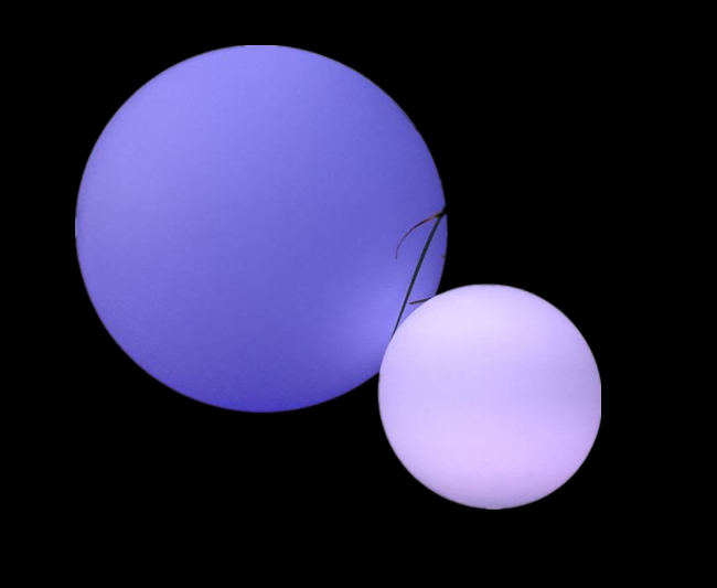 A bola não tóxica do diodo emissor de luz da segurança ilumina a lâmpada da bola da lua do material 15cm do PE para o berçário