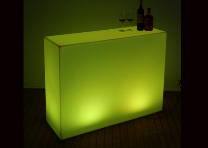 Uso específico a tabela conduzida iluminada da barra, contador ilumina acima a aparência moderna da mobília