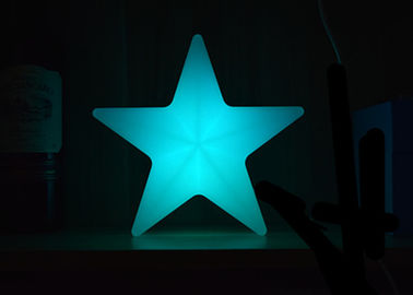 China Decoração em mudança do Natal da lâmpada de assoalho do diodo emissor de luz da estrela da cor pequena com controlador remoto fornecedor