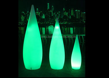 China Projeto ereto da arte das lâmpadas do assoalho de poupança de energia do hotel com forma da gota da água fornecedor