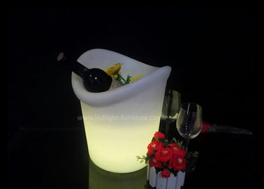 China Cubeta de gelo portátil do diodo emissor de luz Champagne do plástico 5l com bateria recarregável fornecedor