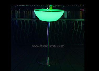 China Iluminação de dobramento acima da tabela de cocktail do diodo emissor de luz/mesa de centro interativa do diodo emissor de luz com parte superior de vidro fornecedor