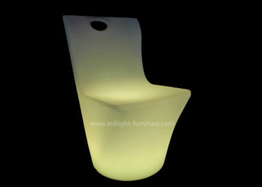 China Cadeira da barra do diodo emissor de luz do restaurante/cadeiras de jantar exteriores de incandescência com punho portátil fornecedor