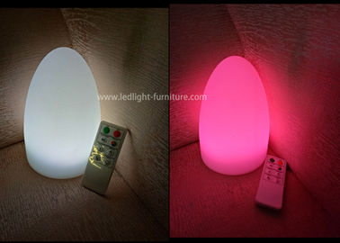 China Candeeiros de mesa decorativos personalizados do diodo emissor de luz, luz em mudança do ovo da cor variável  fornecedor