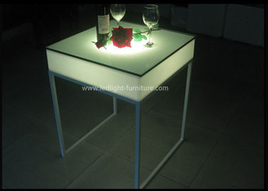 China a tabela de cocktail personalizada quadrado do diodo emissor de luz de 60*60cm, Portable ilumina acima a tabela da barra  fornecedor