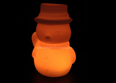 China Luz plástica da noite do boneco de neve do Natal do diodo emissor de luz do PE a pilhas para o presente das crianças fornecedor