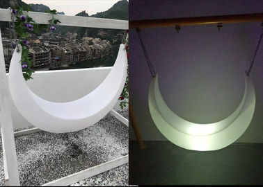 China A mobília exterior da luz do diodo emissor de luz, humor dado forma conduziu a cadeira clara do balanço fornecedor