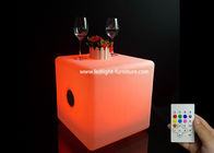 As multi cores conduziram o orador de Bluetooth, orador sem fio iluminado 50*50*50 Cm de Bluetooth do cubo