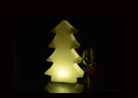 Da luz material da decoração do festival do PE candeeiro de mesa colorido da árvore de Natal