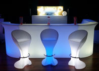 Grupos móveis do contador da barra do diodo emissor de luz, contador iluminado da barra para o uso da bebida do partido