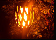 Luzes conduzidas solares de cintilação do jardim com a chama da dança para a decoração da jarda do caminho