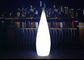 Projeto ereto da arte das lâmpadas do assoalho de poupança de energia do hotel com forma da gota da água fornecedor
