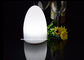Candeeiros de mesa decorativos pequenos do diodo emissor de luz, ovo recarregável luz dada forma da noite  fornecedor