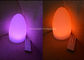 Candeeiros de mesa decorativos personalizados do diodo emissor de luz, luz em mudança do ovo da cor variável  fornecedor