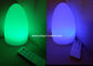 Candeeiros de mesa decorativos personalizados do diodo emissor de luz, luz em mudança do ovo da cor variável  fornecedor