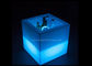 Refrigerador recarregável da cubeta de gelo da luz 40cm do cubo do diodo emissor de luz do polietileno para a exposição da garrafa fornecedor