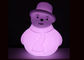 Decoração colorida do Xmas do boneco de neve da iluminação da aparência branca a pilhas do PE fornecedor