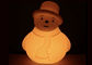 Decoração colorida do Xmas do boneco de neve da iluminação da aparência branca a pilhas do PE fornecedor