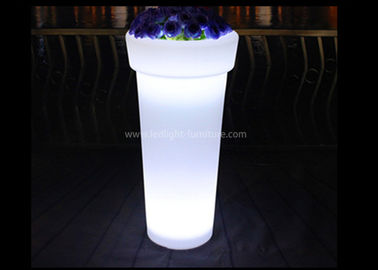 China Elevação redonda de pouco peso potenciômetros de flor iluminados 16 cores recarregáveis para exterior fábrica