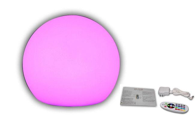 A bola do diodo emissor de luz do humor do material plástico ilumina o diâmetro 10 Cm com controlo a distância