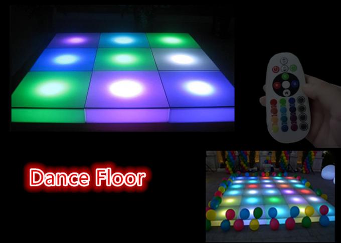 O Portable programável conduziu ilumina acima Dance Floor para a fase do evento do partido/DJ