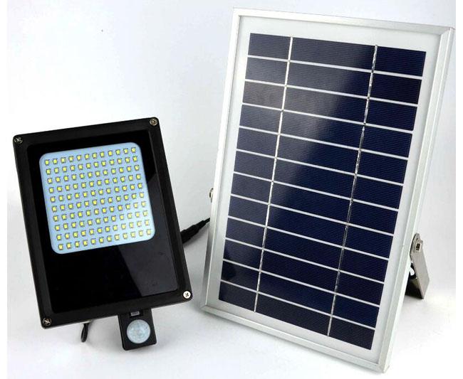 120 luzes de inundação solares recarregáveis do sensor de movimento do diodo emissor de luz de poupança de energia para a rua