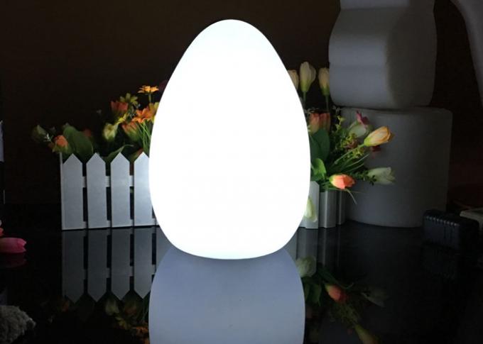 Colora o humor decorativo do ovo da luz da noite do diodo emissor de luz da tabela de Chang para o hotel dos termas do jardim
