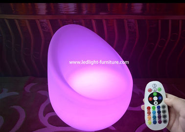 China O ovo deu forma à cadeira da barra do diodo emissor de luz/interno elegantes ilumina acima cadeiras com 16 cores fornecedor