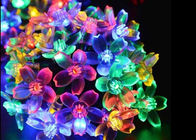 A corda exterior posta solar da flor impermeável ilumina 30 diodos emissores de luz/50 lâmpadas do diodo emissor de luz