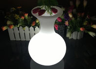 Potenciômetros de flor recarregáveis do diodo emissor de luz do vaso da iluminação para o serviço de tabela, mudança de 16 cores
