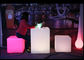 As cores exteriores que mudam o diodo emissor de luz cubam a cadeira clara recarregável para o hotel/bar/KTV fornecedor
