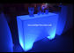 Mobília comercial colorida da tabela moderna da barra clara do diodo emissor de luz para o clube noturno fornecedor
