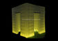 Cabine inflável branca da foto do cubo do diodo emissor de luz de Oxford com as 16 cores que mudam luzes fornecedor