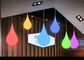 A gota de suspensão da água deu forma ao projeto colorido engraçado do uso da sala/loja da iluminação de Deco fornecedor