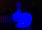 Coelho bonito luz dada forma da noite do diodo emissor de luz, mudança branca das cores da lâmpada 16 do coelho fornecedor