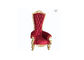 Cadeiras decorativas alugados do trono da mobília luxuosa do casamento da parte traseira da elevação/princesa real Cadeira fornecedor