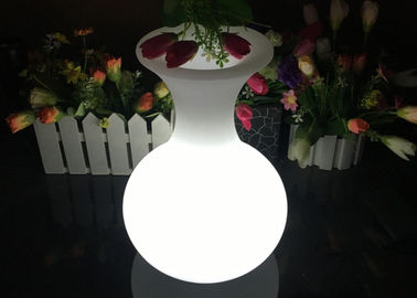 Potenciômetros de flor recarregáveis do diodo emissor de luz do vaso da iluminação para o serviço de tabela, mudança de 16 cores fornecedor