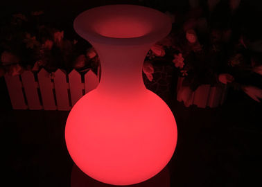 Potenciômetros de flor recarregáveis do diodo emissor de luz do vaso da iluminação para o serviço de tabela, mudança de 16 cores fornecedor