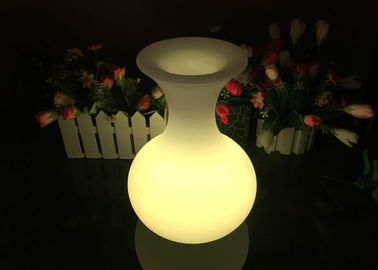 Potenciômetros de flor recarregáveis do diodo emissor de luz do vaso da iluminação para o serviço de tabela, mudança de 16 cores fornecedor