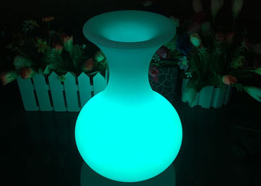 Potenciômetros de flor recarregáveis do diodo emissor de luz do vaso da iluminação para o serviço de tabela, mudança de 16 cores fornecedor